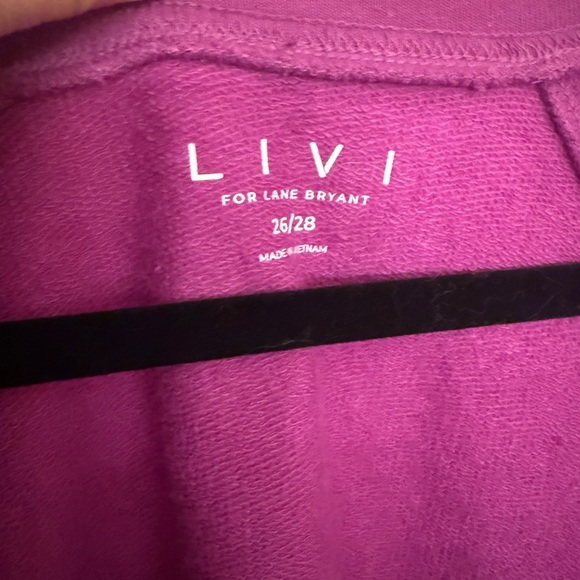 Lane Bryant Purple and Blue Sweatshirt - Picture 3 of 6